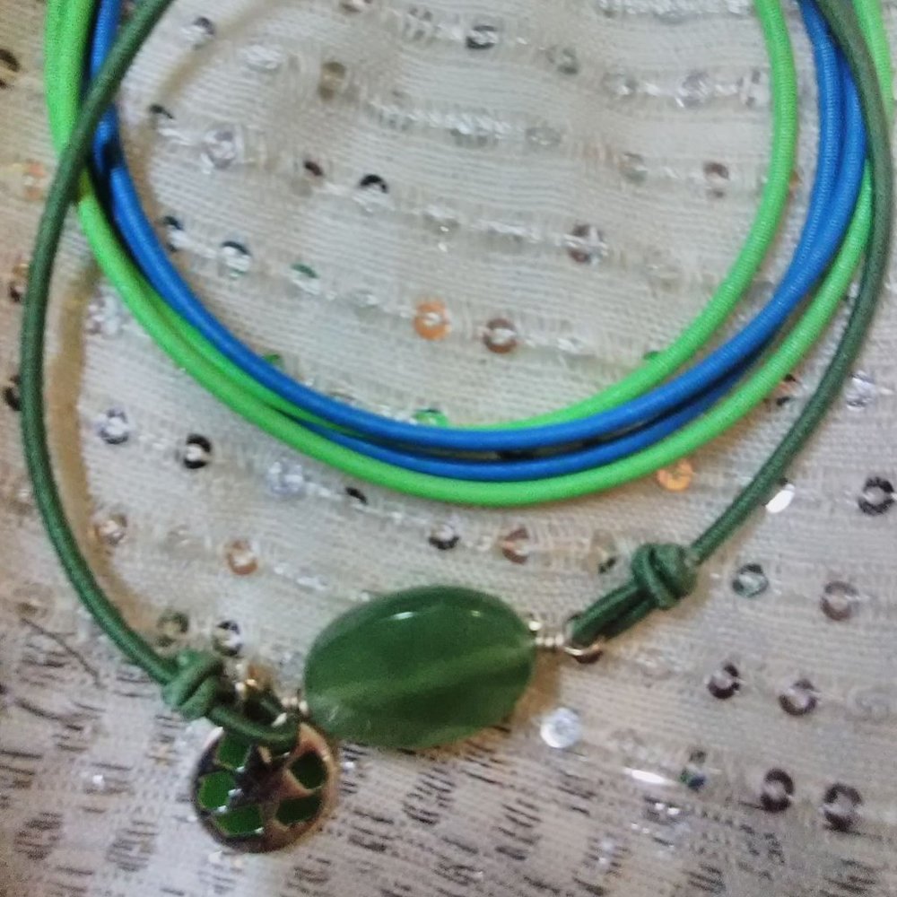 Green Recycle Bracelets
